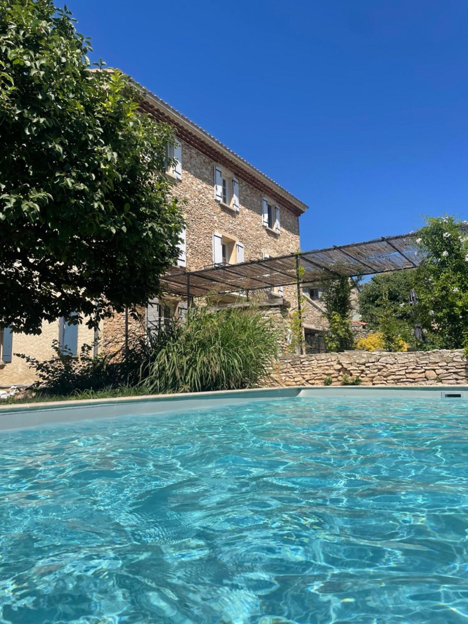 Provenzalisches Landhaus Les Martinets Am Fusse Des Mont Ventoux Villes-sur-Auzon Exterior foto